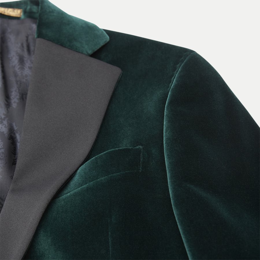 VELVET RC STAR N ST - Velvet RC Smoking Jacket - Blazer - Slim - GRØN - 4