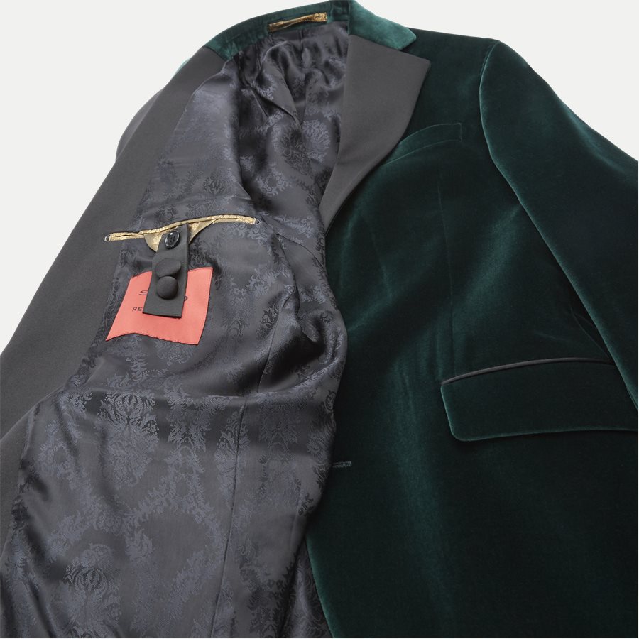 VELVET RC STAR N ST - Velvet RC Smoking Jacket - Blazer - Slim - GRØN - 10