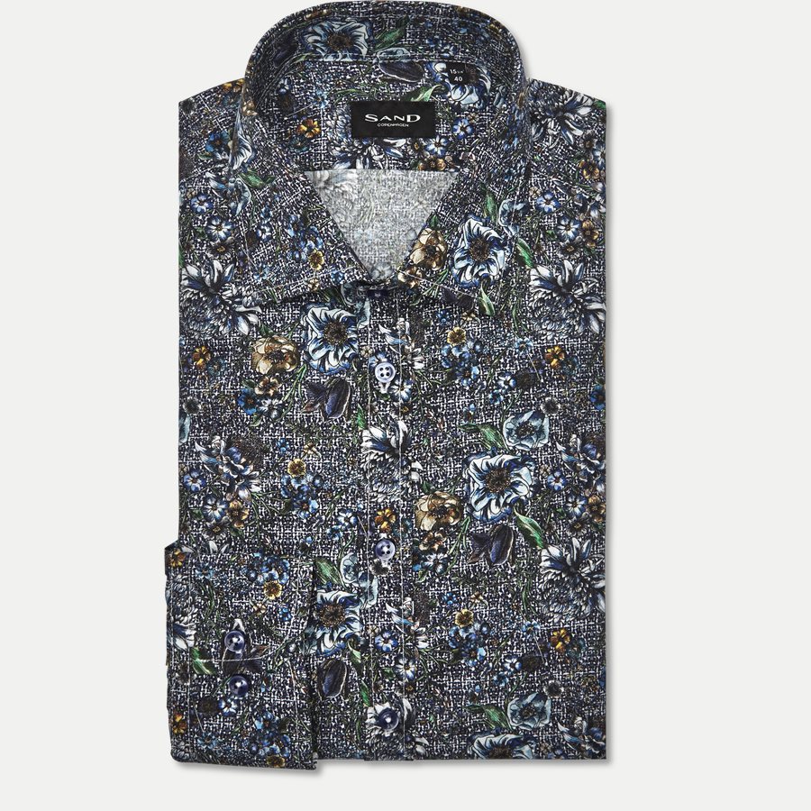 8093 IVER/STATE - 8093 Iver/State Skjorte - Skjorter - NAVY - 3