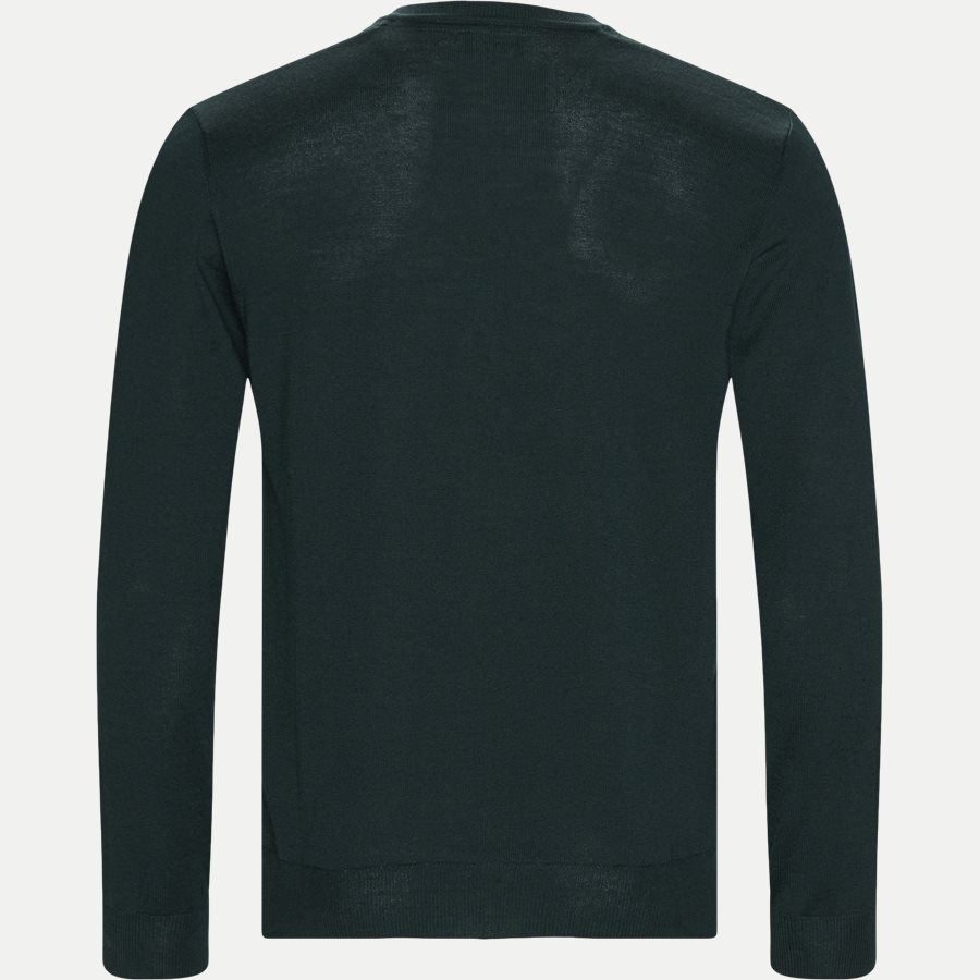 MERINO EMB DUSTIN - Merino Dustin Strik - Strik - Regular - GRØN - 2