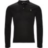 710743841 - Long Sleeve Polo T-shirt - T-shirts - Slim - Sort