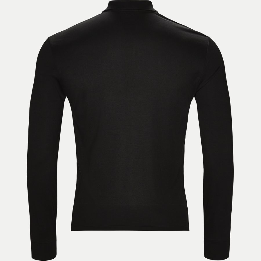 710743841 - Long Sleeve Polo T-shirt - T-shirts - Slim - SORT - 2