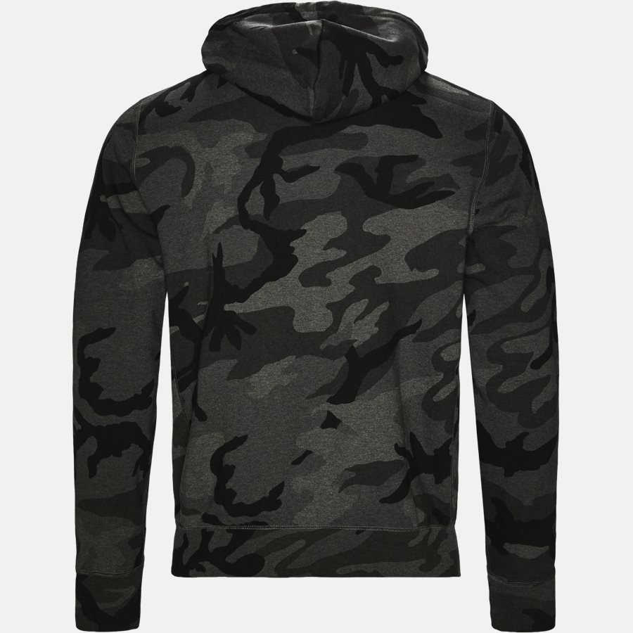 710720844 - Camo Hoodie Sweat - Sweatshirts - Regular - SORT - 2
