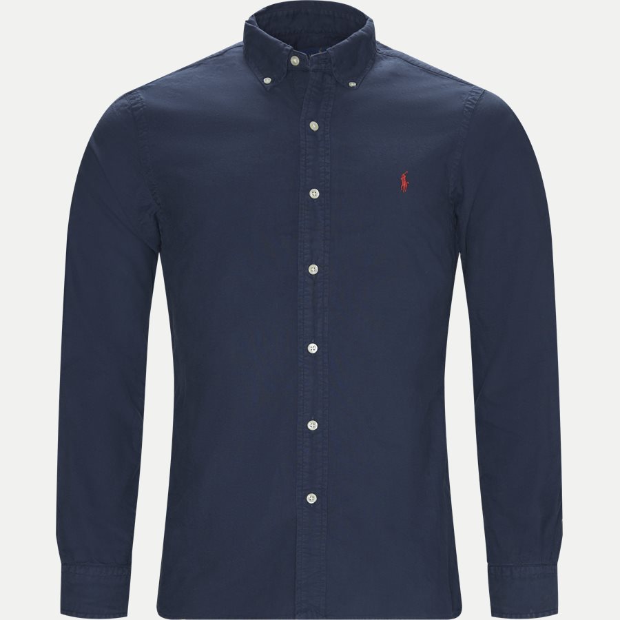 710723610 - Button-down Oxford Skjorte - Skjorter - Slim - NAVY - 1