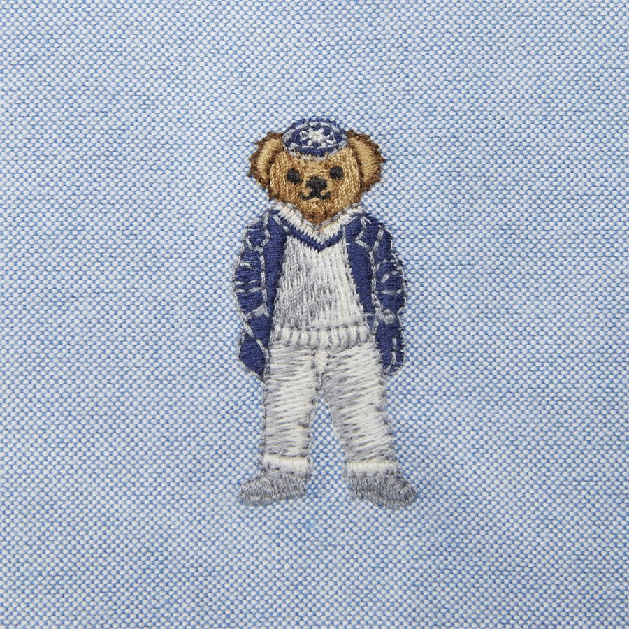 710731731 - Cricket Bear Oxford Shirt - Skjorter - Regular - LYSBLÅ - 7