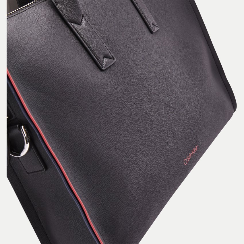 Calvin Klein Bags K50K503925 DOUBLE EDGE SLIM LAP BLACK
