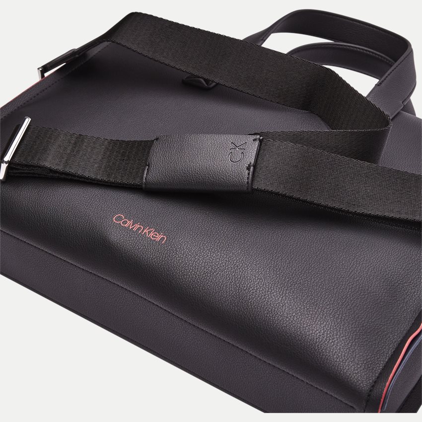 Calvin Klein Bags K50K503925 DOUBLE EDGE SLIM LAP BLACK