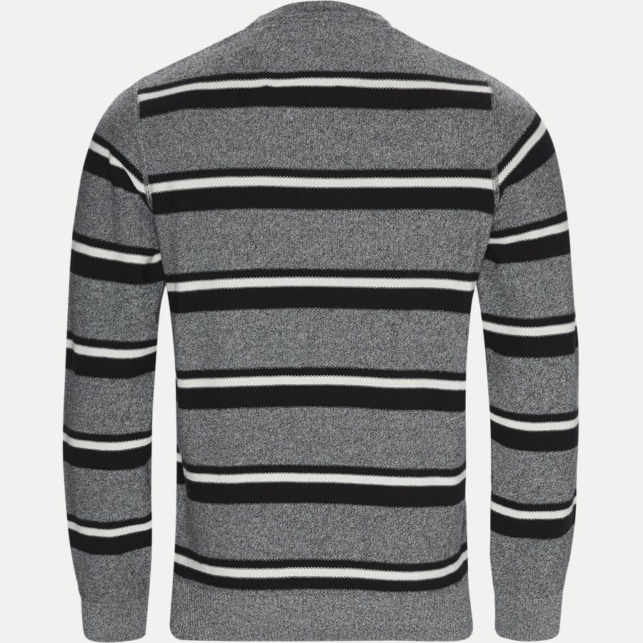 12251 1170 - Heine Stripe Knit - Strik - Regular - GRÅ - 2