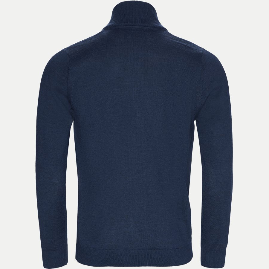 12263 824 - Hefner Merino Strik - Strik - Regular - BLÅ - 2