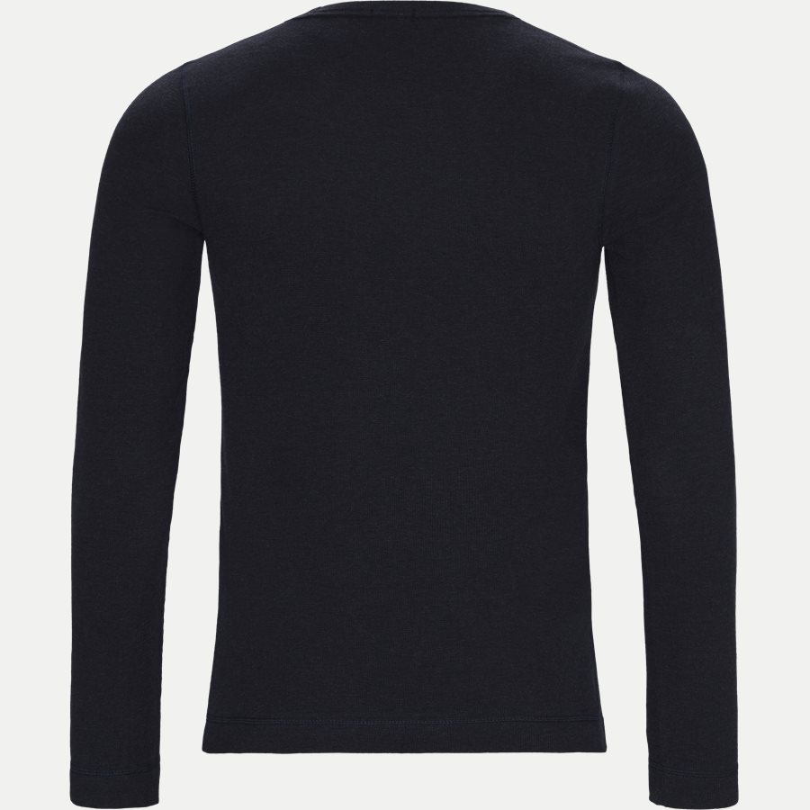 50401846 TEMPEST. - Tempest Langærmet T-shirt - T-shirts - Slim - NAVY - 2