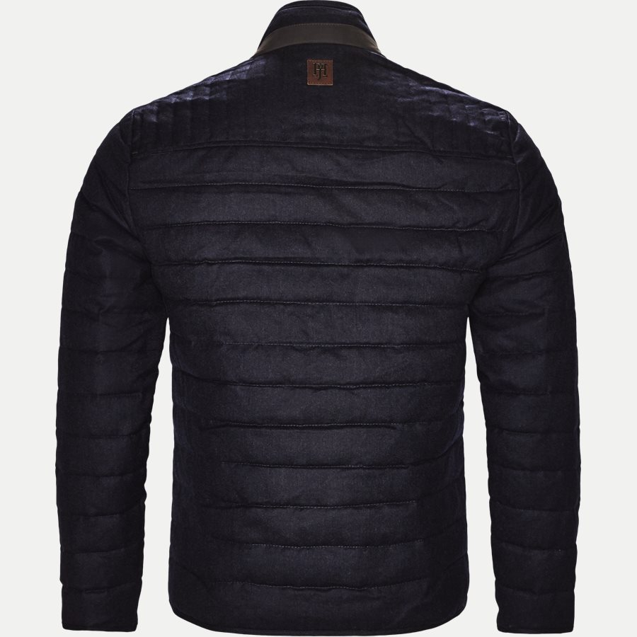 04341 LT DOWN WOOL JACKET - Down Wool Jacket - Jakker - Regular - NAVY - 2