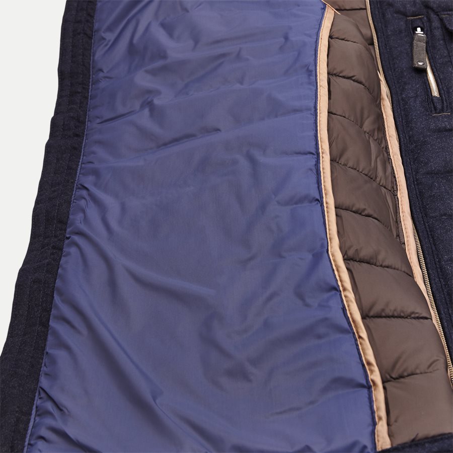 04341 LT DOWN WOOL JACKET - Down Wool Jacket - Jakker - Regular - NAVY - 7