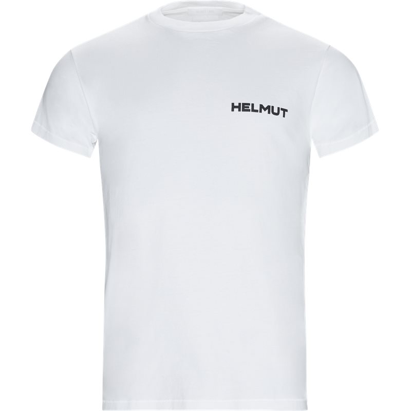 HELMUT LANG Oversized I07LM502 GENERIC TEE LOGO HACK T-shirts Hvid Billede af HELMUT LANG Oversized I07LM502 GENERIC TEE LOGO HACK T-shirts Hvid