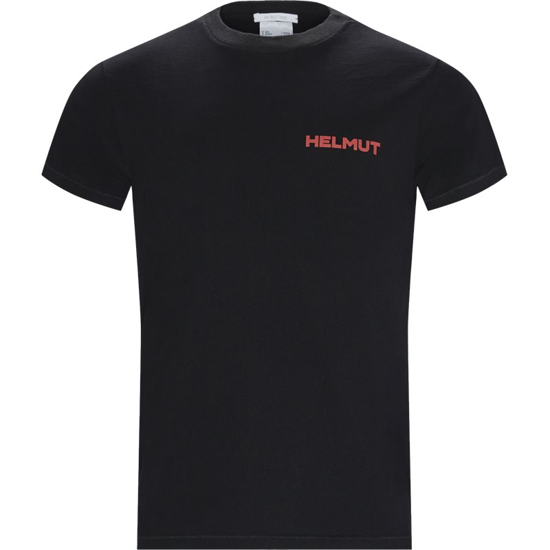HELMUT LANG Oversized I07LM502 GENERIC TEE LOGO HACK T-shirts Sort Billede af HELMUT LANG Oversized I07LM502 GENERIC TEE LOGO HACK T-shirts Sort