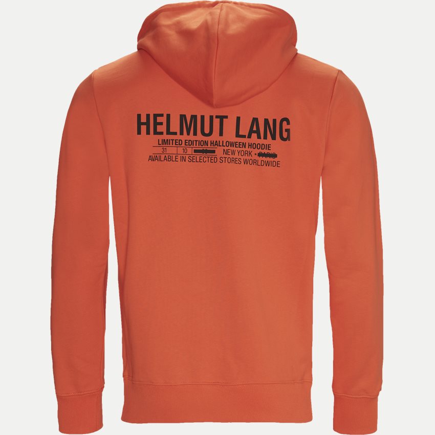 Helmut Lang Sweatshirts I09PM502 HALOWEEN HOODIE ORANGE