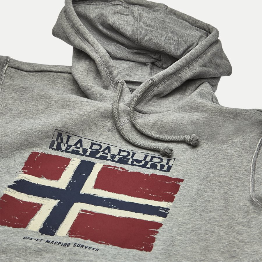 BALYS HOOD - Balys Hooded Sweatshirt - Sweatshirts - Regular - GREY - 3