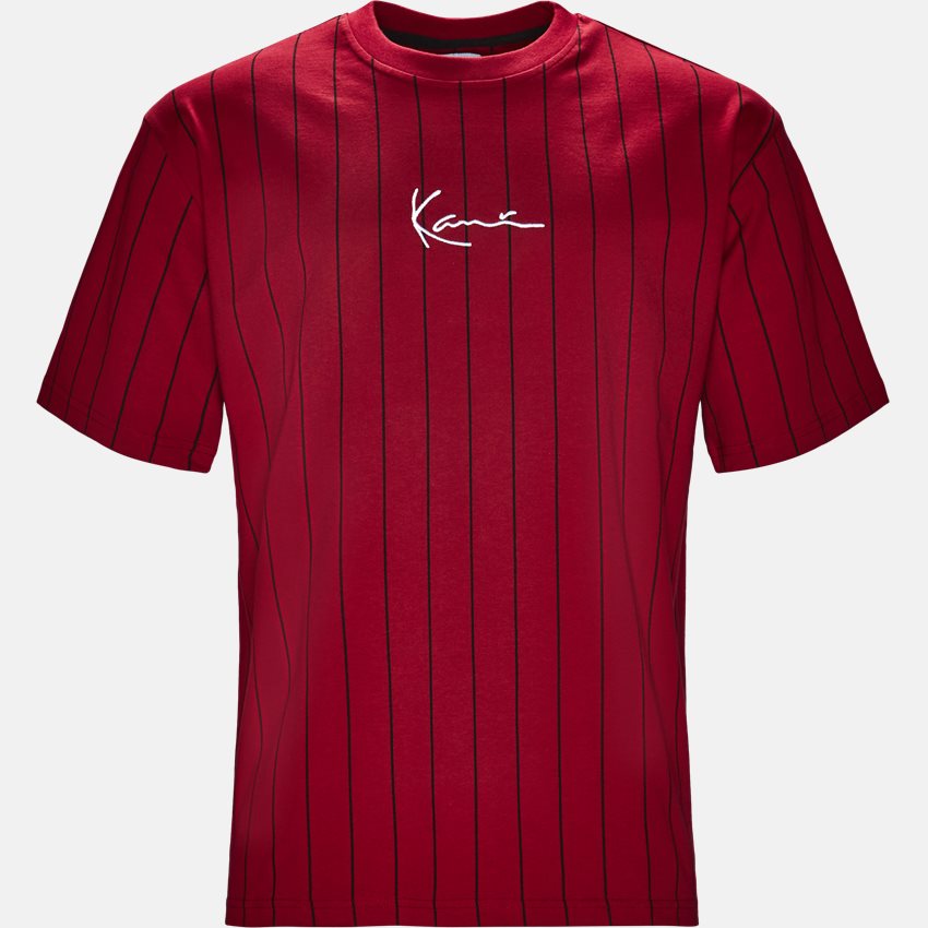 Karl Kani T-shirts 6038814 PIN STRIPE RØD