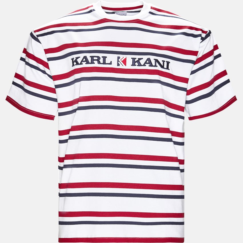 Karl Kani T-shirts 6038811 KK STRIPES HVID