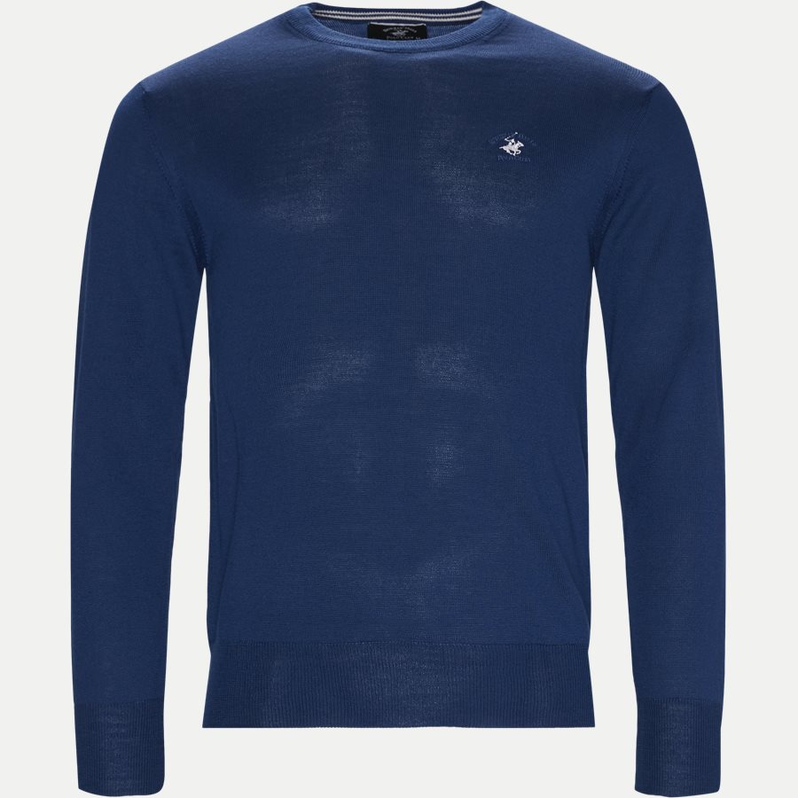 4410 PULLOVER - Strik Pullobver - Strik - Regular - DENIM - 1