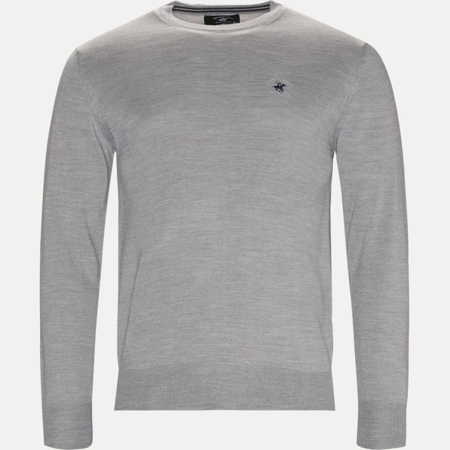 4410 PULLOVER - Strik Pullobver - Strik - Regular - GRÅ - 1
