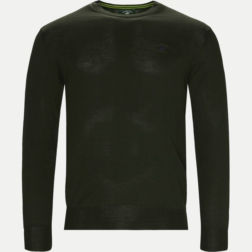 Beverly Hills Polo Club Stickat 4410 PULLOVER GRØN