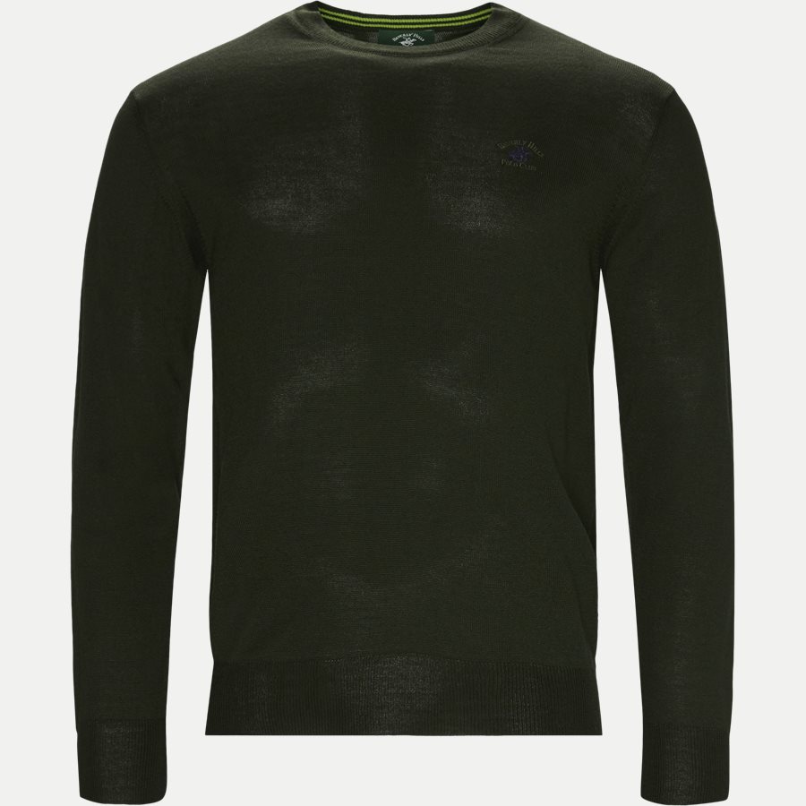 4410 PULLOVER - Strik Pullobver - Strik - Regular - GRØN - 1