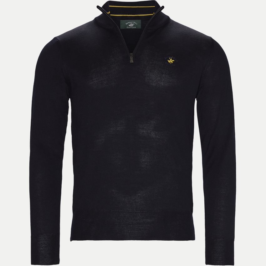 Beverly Hills Polo Club Stickat 4413 PULLOVER NAVY