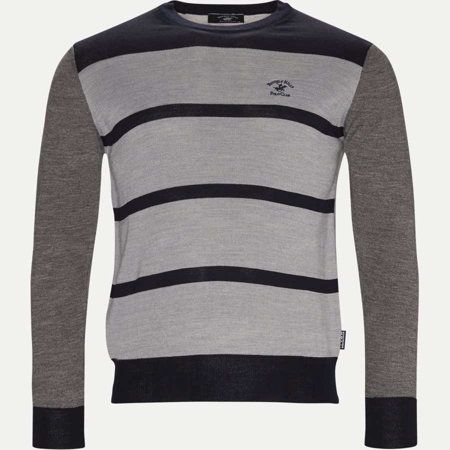 4450 PULLOVER - Pullover - Strik - Regular - GRÅ - 1