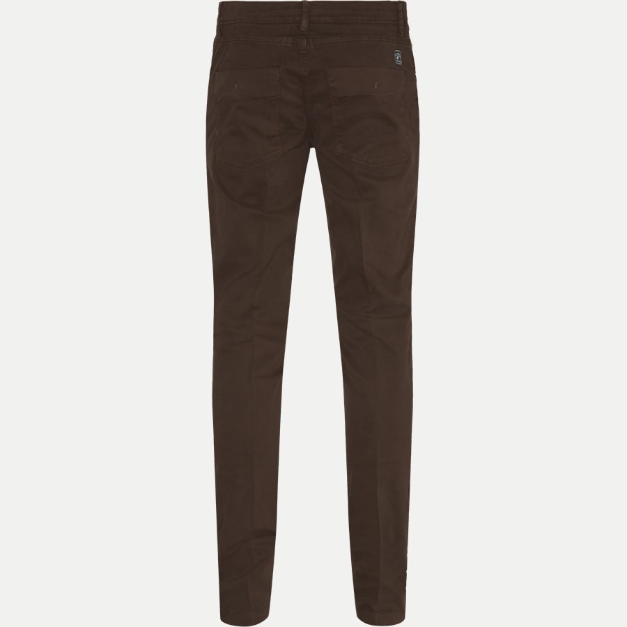4600 TROUSER - Trouser - Bukser - Slim - BRUN - 2