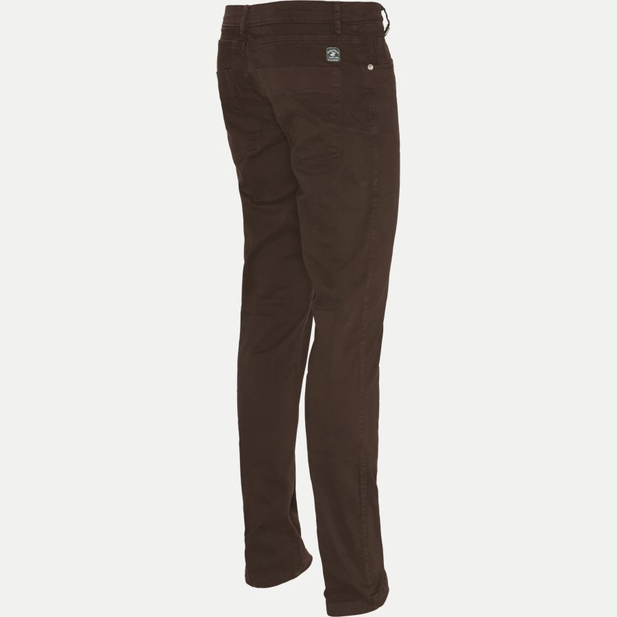 4600 TROUSER - Trouser - Bukser - Slim - BRUN - 3