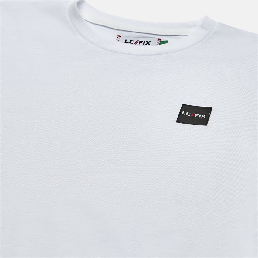 Le Fix T-shirts LF PATCH TEE 1700028. HVID