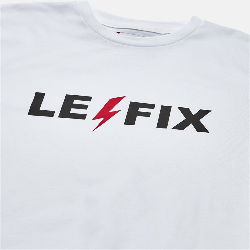 Le Fix T-shirts LF LIGHTNING TEE 1700010. HVID
