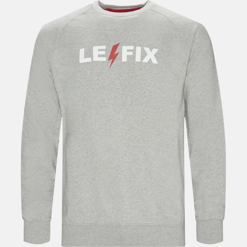 Le Fix Sweatshirts LF LIGHTNING CREW 1702035 GRÅ