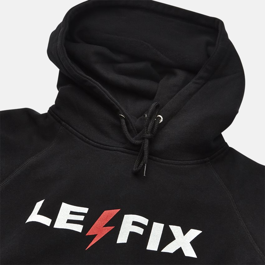 Le Fix Sweatshirts LF LIGHTNING HOOD CL1700020 SORT