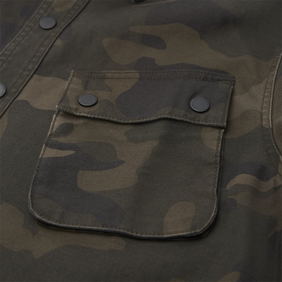 CAMO OVERSHIRT - Camo Overshirt Jakke - Jakker - Regular - GRØN - 5