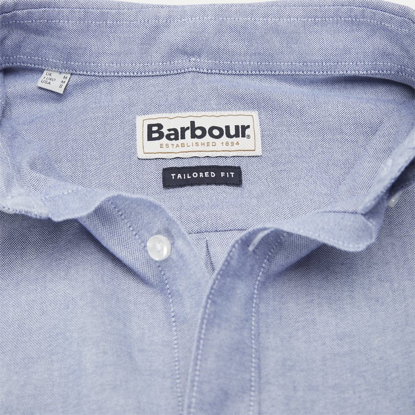 Barbour Shirts OXFORD 3 TAILORED BLÅ