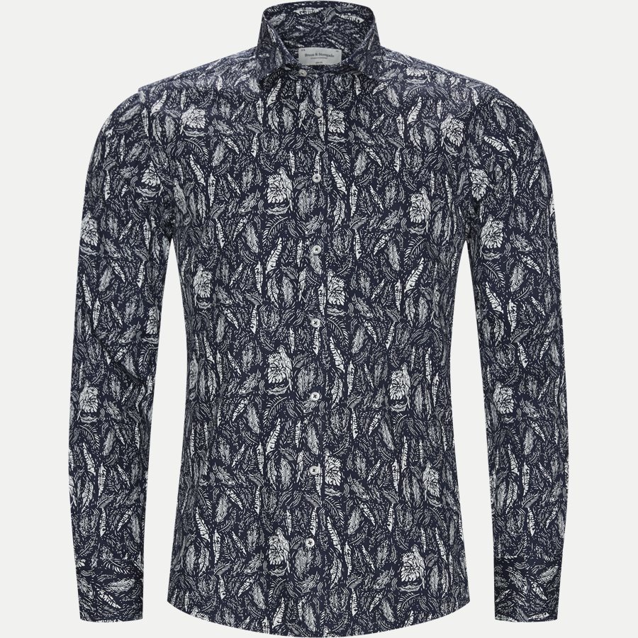 PAUCHARD - Pauchard Skjorte - Skjorter - Slim - NAVY - 1