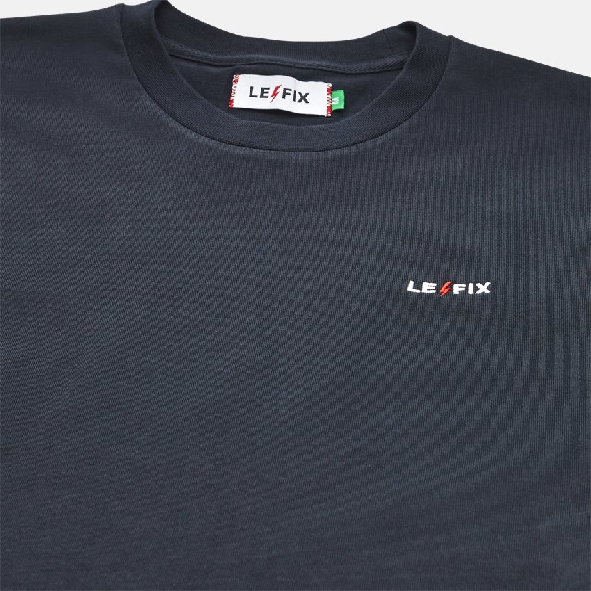 Le Fix T-shirts LF EMBROIDERY TEE 1802002 NAVY