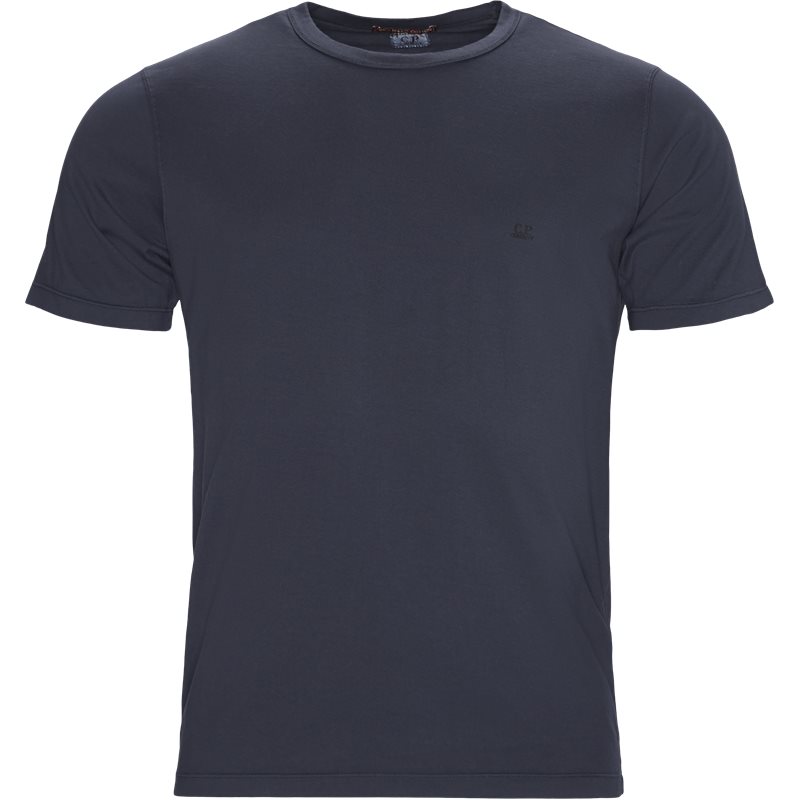 C.P. Company Mako Jersey Crew Neck T-shirt Navy Billede af C.P. Company Mako Jersey Crew Neck T-shirt Navy