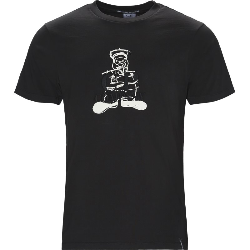 C.P. Company Regular fit TS192A 005318W T-shirts Sort Billede af C.P. Company Regular fit TS192A 005318W T-shirts Sort