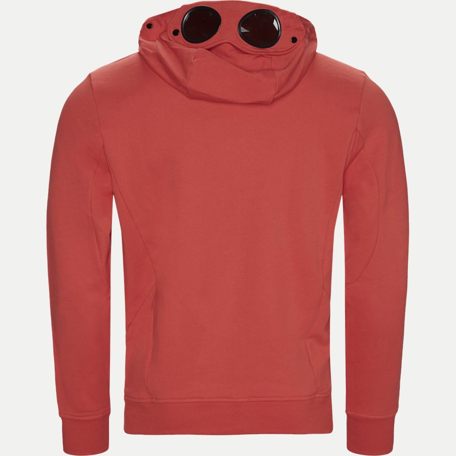 SS009A 005160W - Hooded Open Diagonal Fleece Sweatshirt - Sweatshirts - Regular fit - RØD - 2