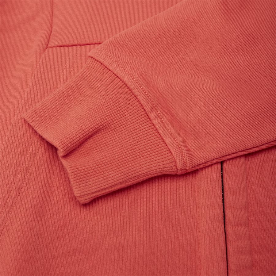 SS009A 005160W - Hooded Open Diagonal Fleece Sweatshirt - Sweatshirts - Regular fit - RØD - 8