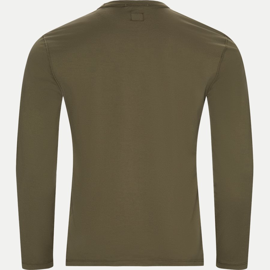 TS055A 000444G - Long Sleeve Mako' Jersey T-shirt - T-shirts - Regular - OLIVEN - 2