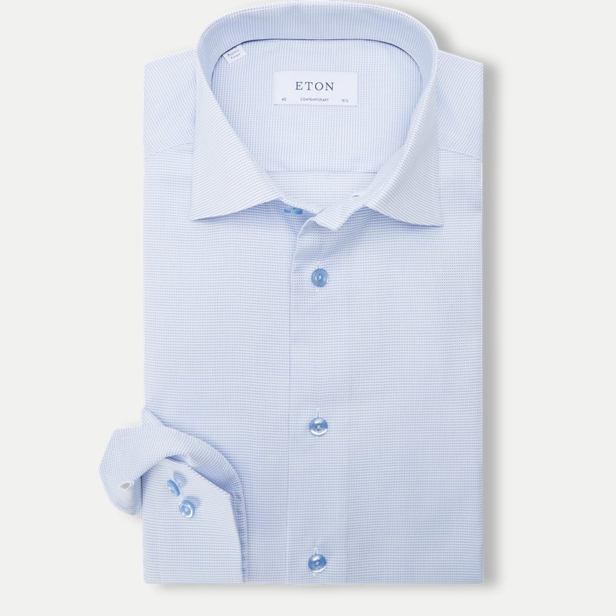 3427 79544/79344 - 3427 Signature Twill Dress Skjorte - Skjorter - BLÅ - 1