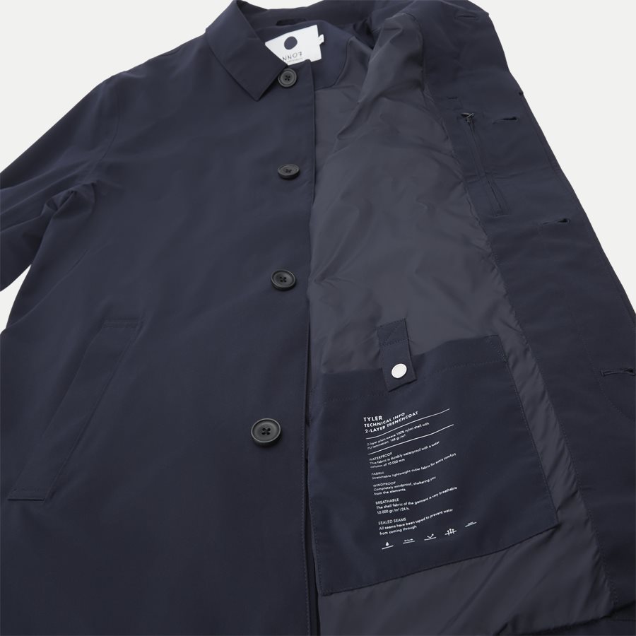 TYLER 8142 - Tyler Trenchcoat - Jakker - Regular - NAVY - 8