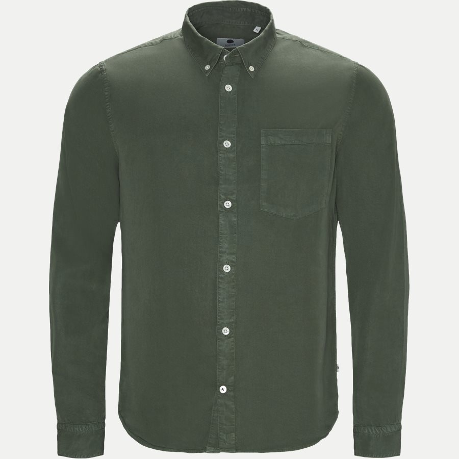 FALK 5969 - Falk Skjorte - Skjorter - Regular - ARMY - 1