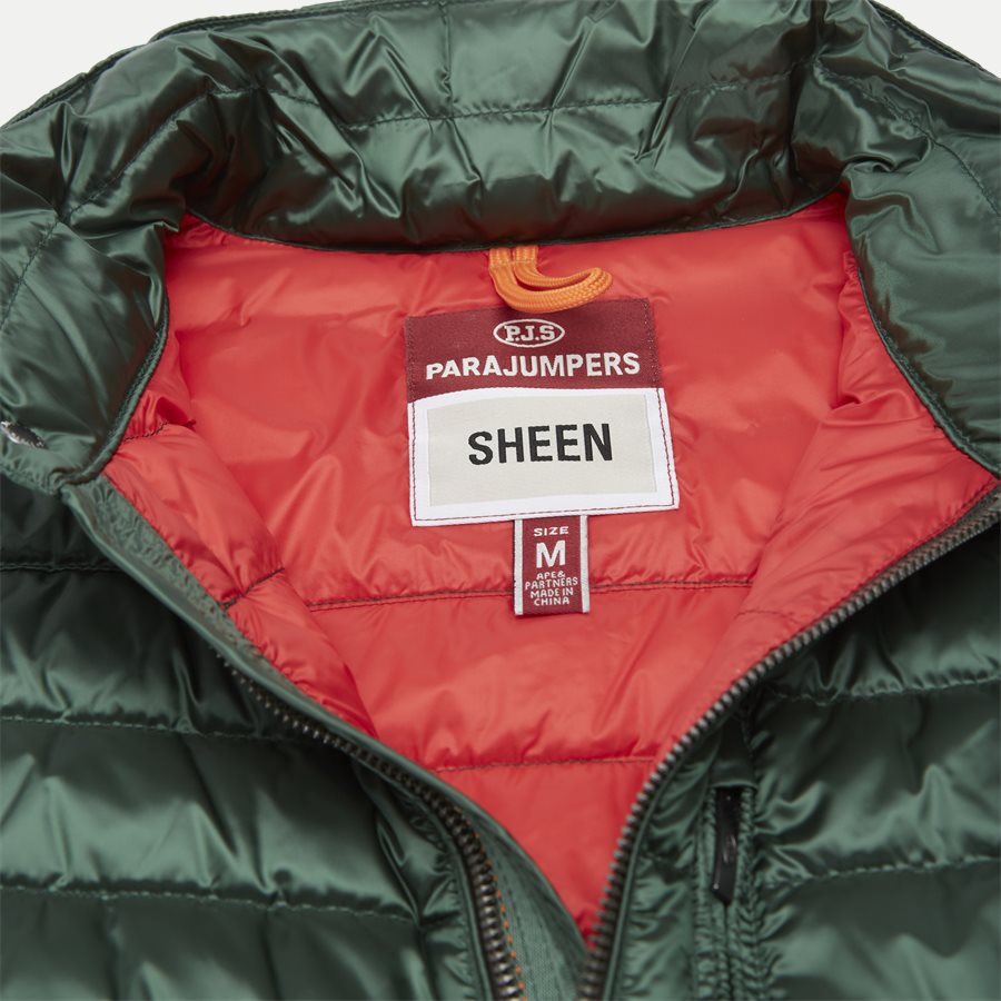 SX03 BREDFORD - Bredford Sheen Down Jacket - Jakker - Regular - GRØN - 5
