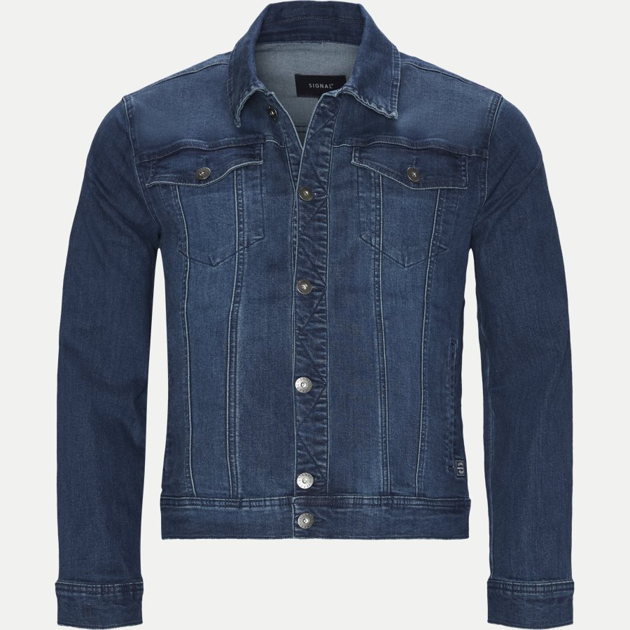 10126 1214 - Raw Blast Denim Jacket - Jakker - Regular - DENIM - 1