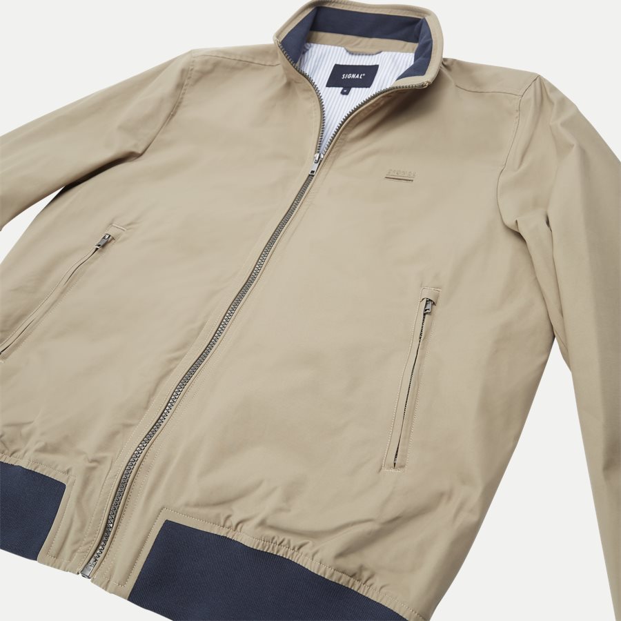 10142 0 - Asgar Bomber Vindjakke - Jakker - Regular - SAND - 5