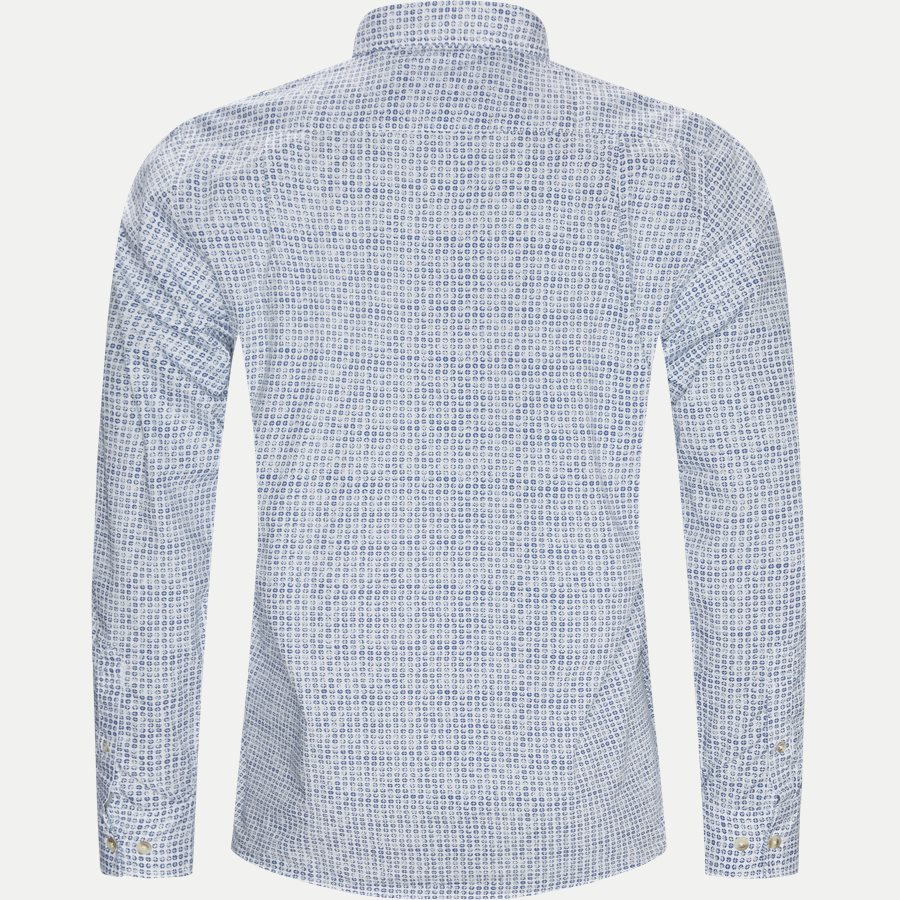 15284 1254 - Mads Blue Print CP - Skjorter - Regular - HVID - 2